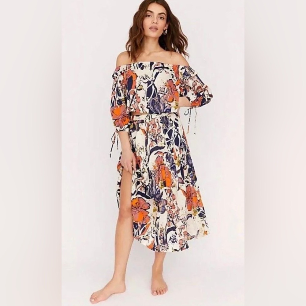 NWT Free People Shasta 2 piece skirt set